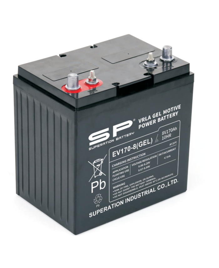 SP EV170-8(GEL) EV Motive Power GEL Battery 8V 170Ah